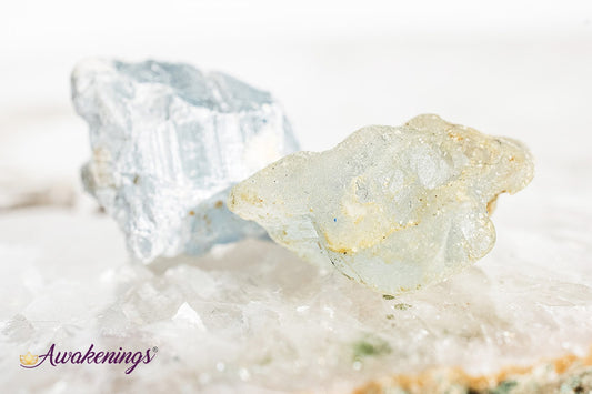 Blue Celestite Small - Rough Raw Natural