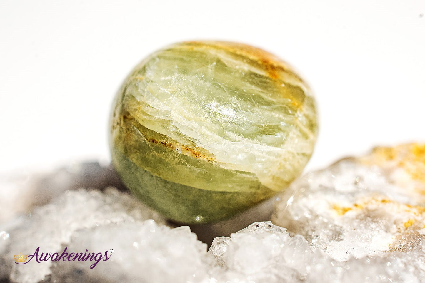 Lemurian Aquatine Blue Calcite - Tumbled