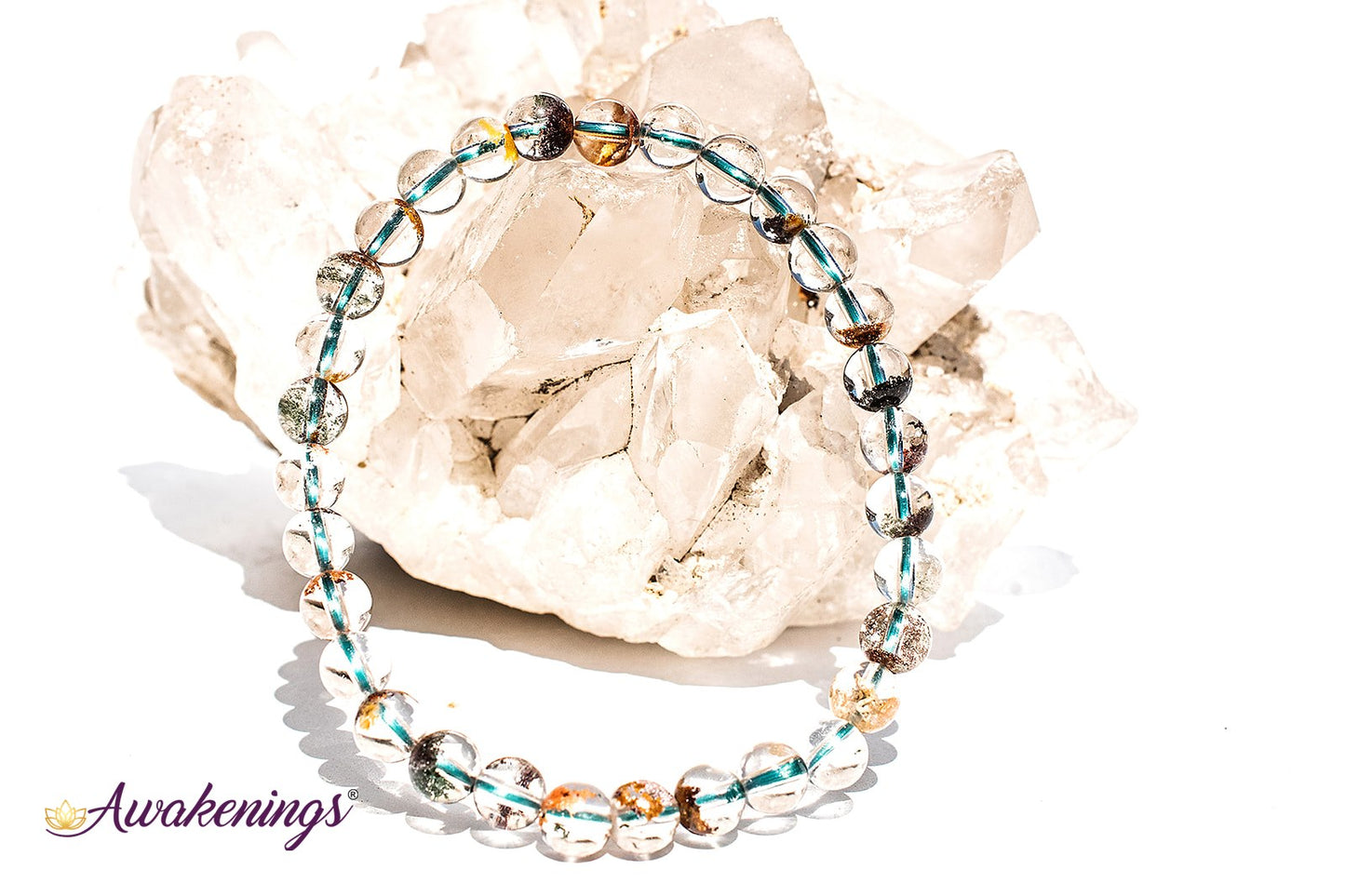 Phantom Quartz Bracelet-5-8mm