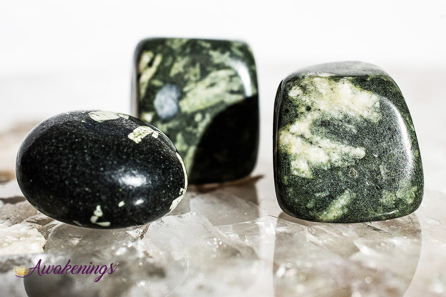 Chinese Writing Stone - Tumbled