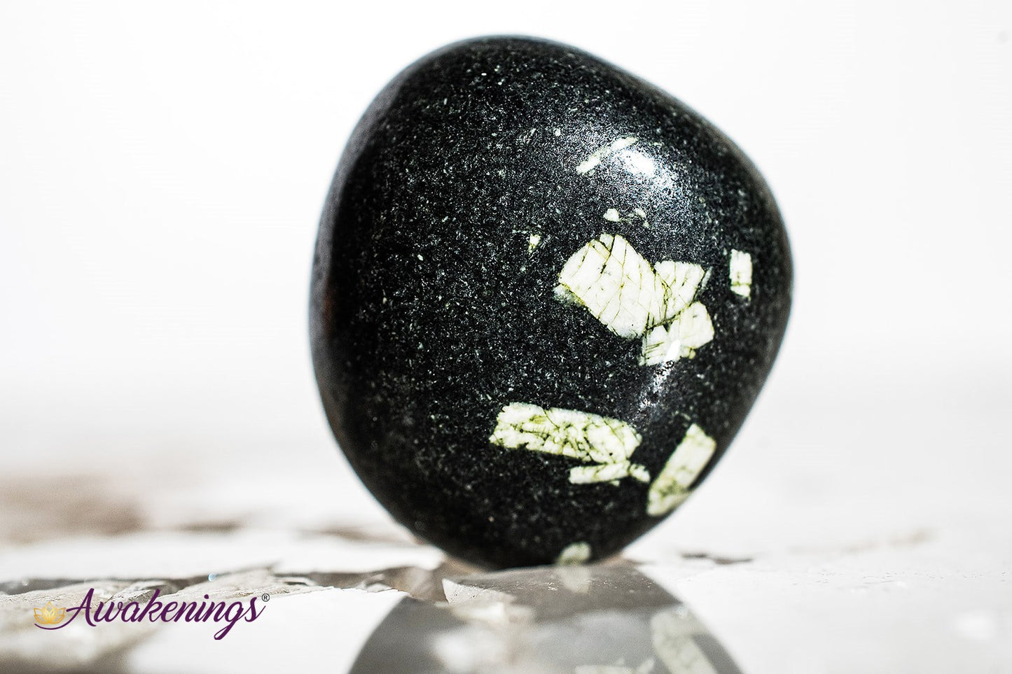 Chinese Writing Stone - Tumbled