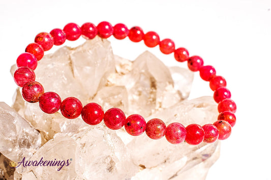 AAA Grade Rhodonite Bracelet - 6mm