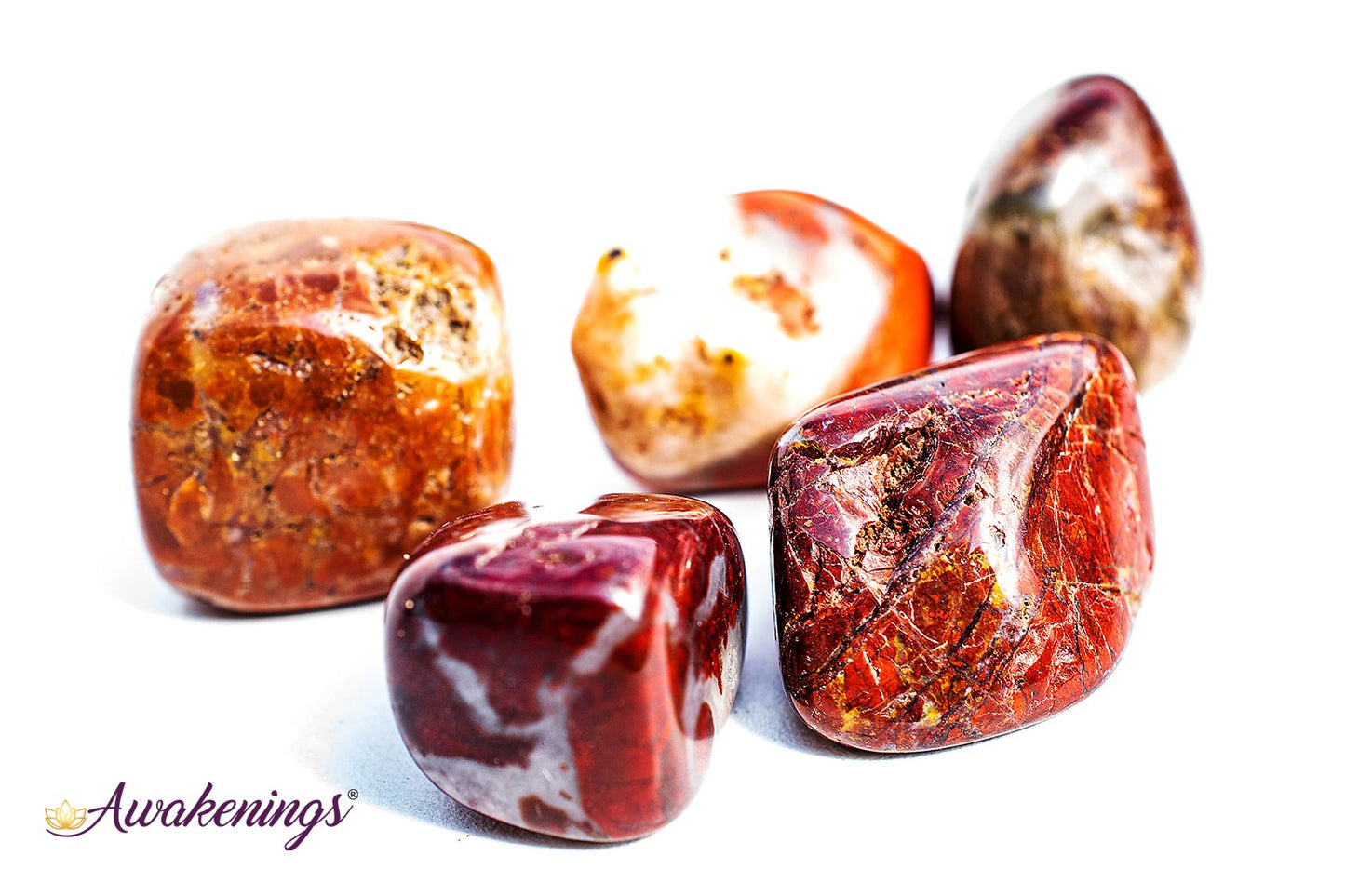 Brecciated Red Jasper - Tumbled