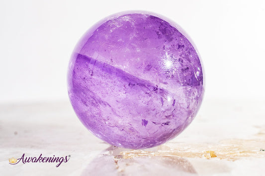 Amethyst Sphere Orb-30-35mm