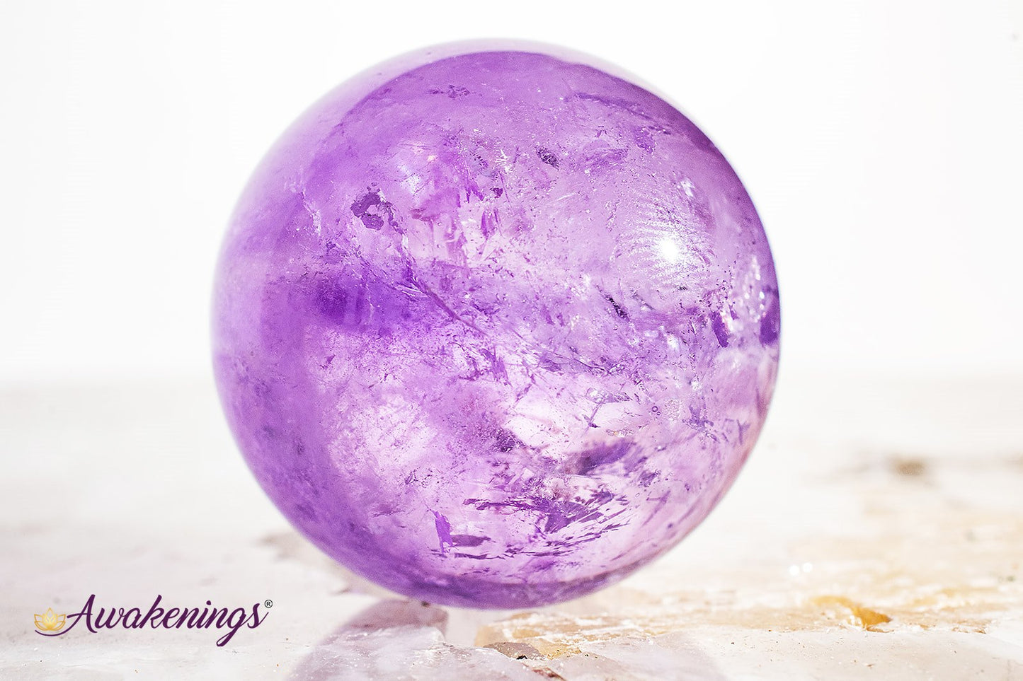 Amethyst Sphere Orb-30-35mm