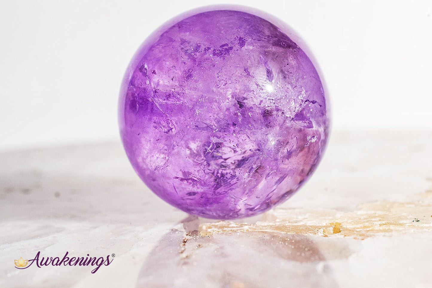 Amethyst Sphere Orb-30-35mm