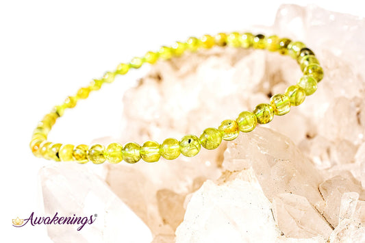 Peridot Bracelet-4mm