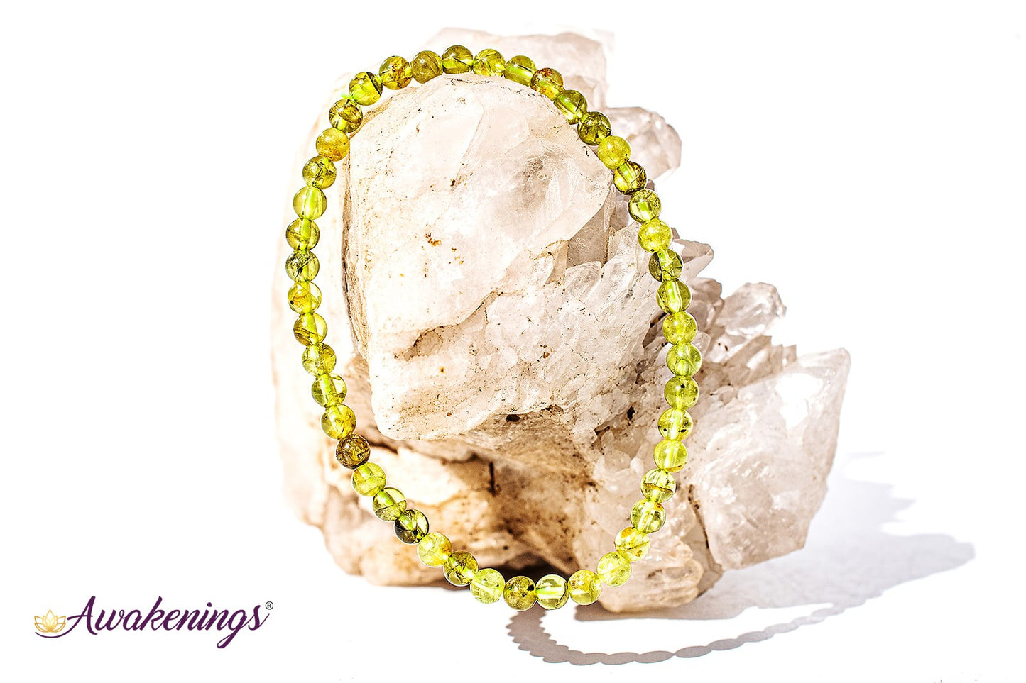 Peridot Bracelet-4mm