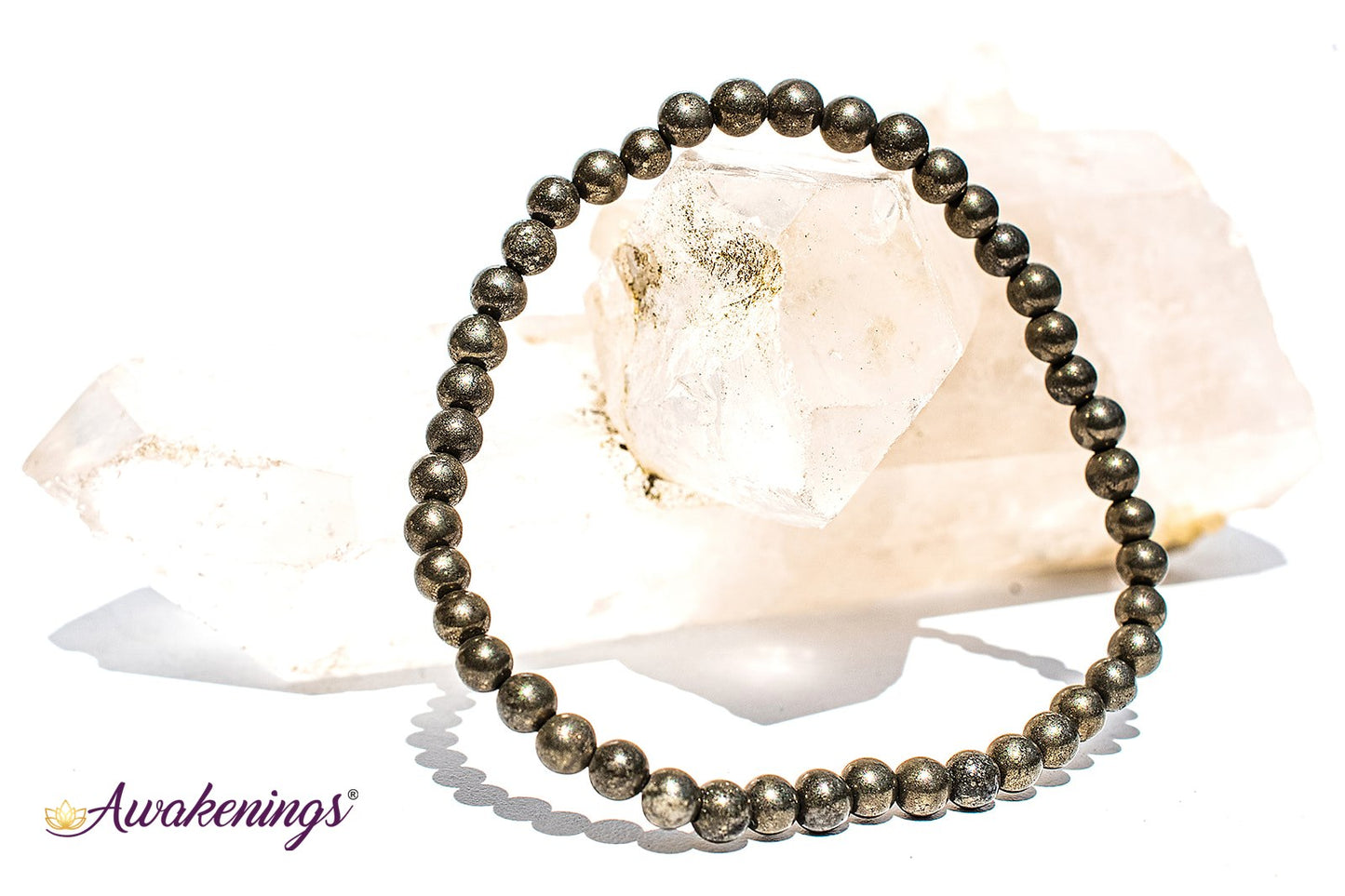 Pyrite/Chalcopyrite Bracelet-4mm