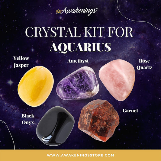 Aquarius Zodiac Crystal Kit