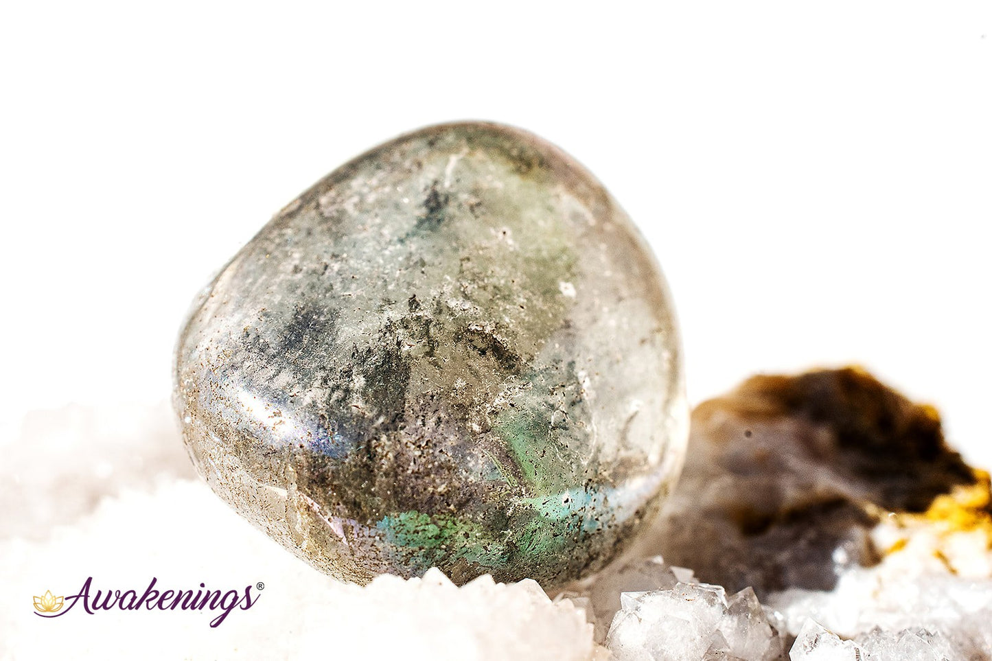 Blue/Aqua Aura Quartz - Tumbled