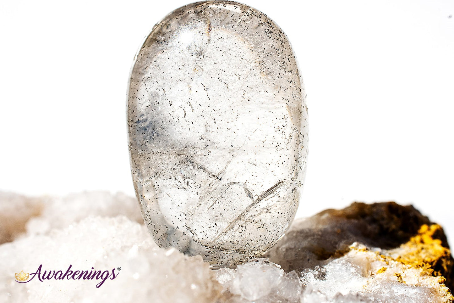 Blue/Aqua Aura Quartz - Tumbled