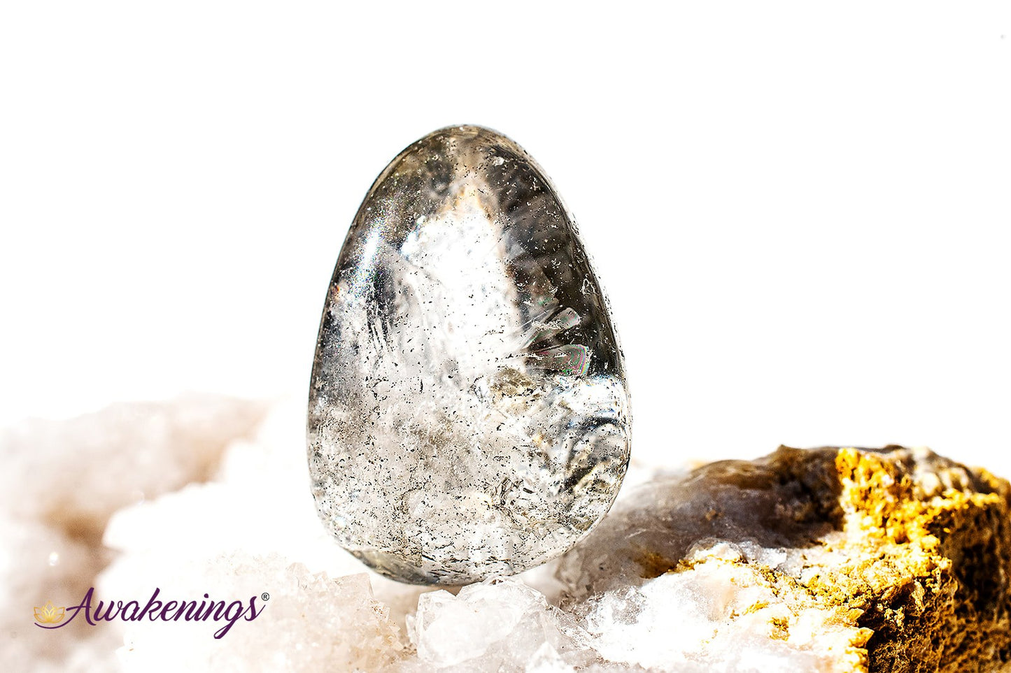 Blue/Aqua Aura Quartz - Tumbled