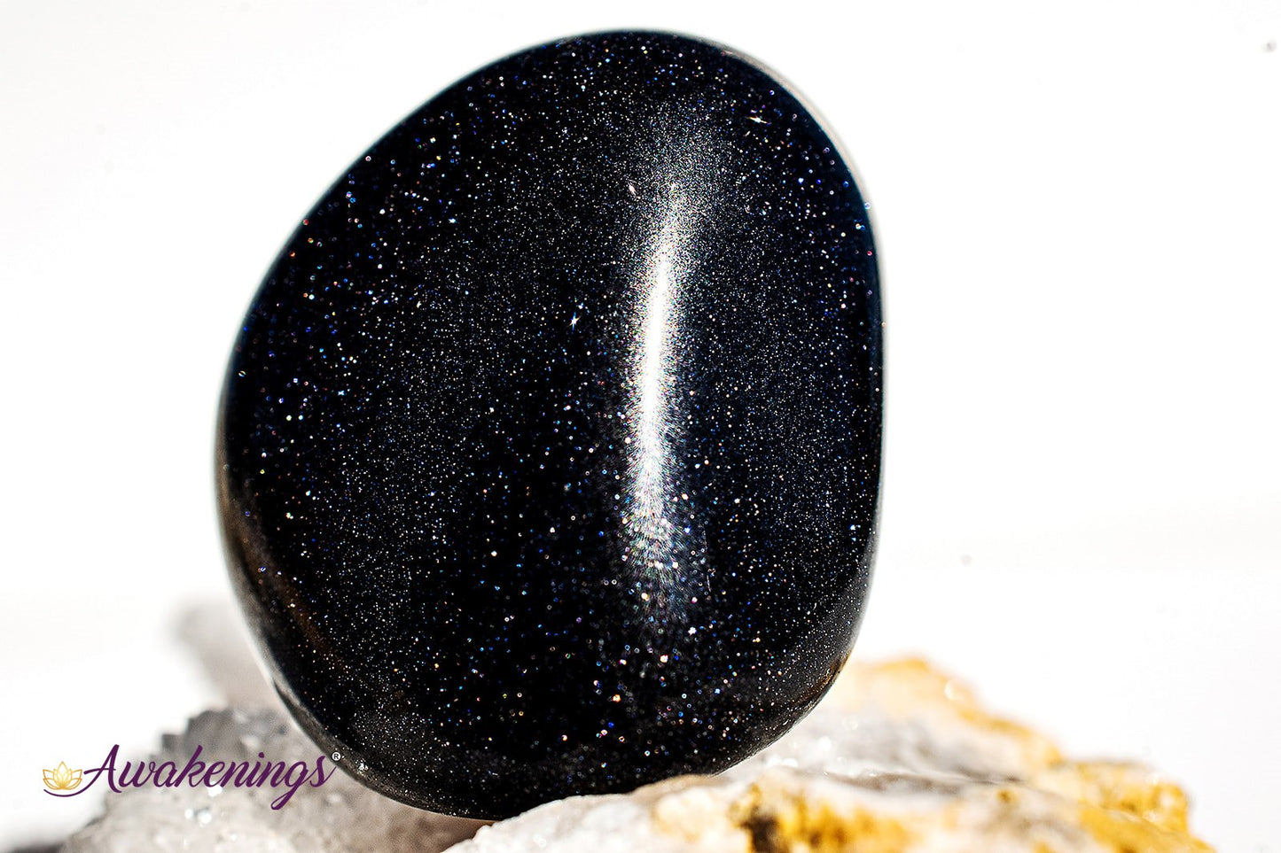 Blue Sandstone/Goldstone - Tumbled