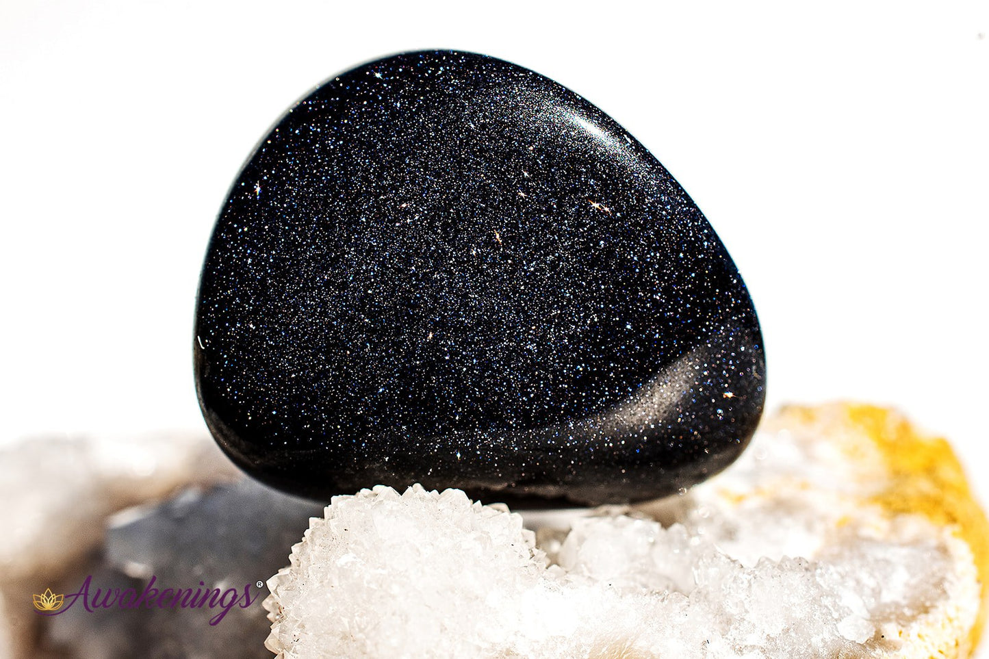 Blue Sandstone/Goldstone - Tumbled