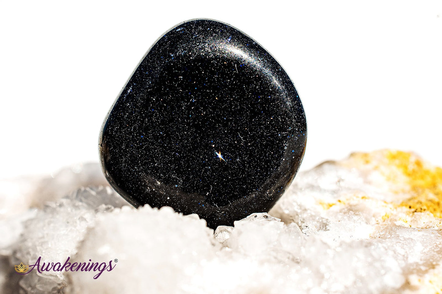 Blue Sandstone/Goldstone - Tumbled