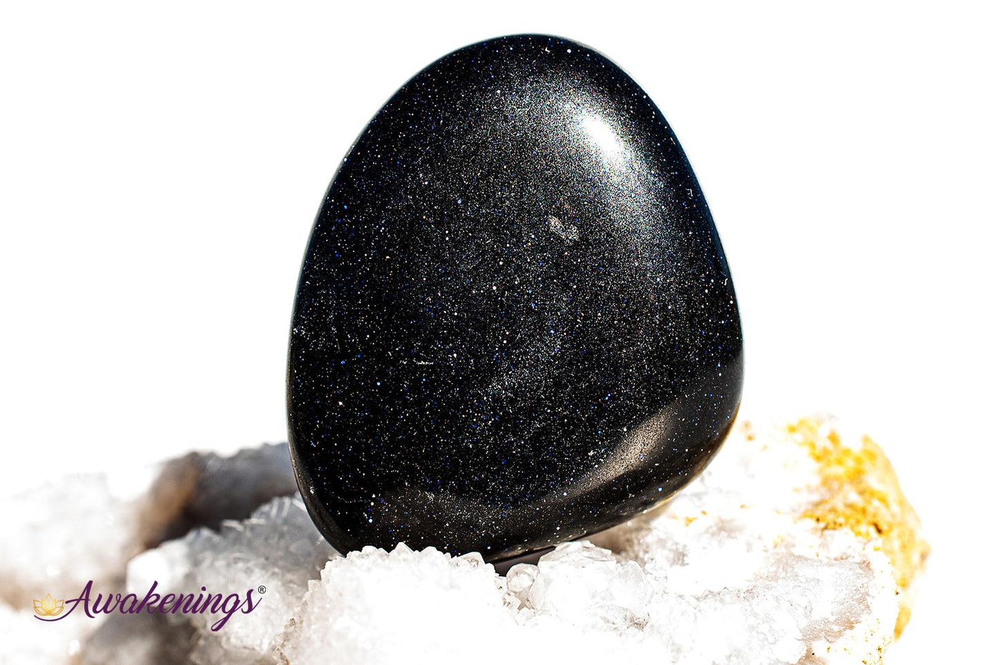 Blue Sandstone/Goldstone - Tumbled