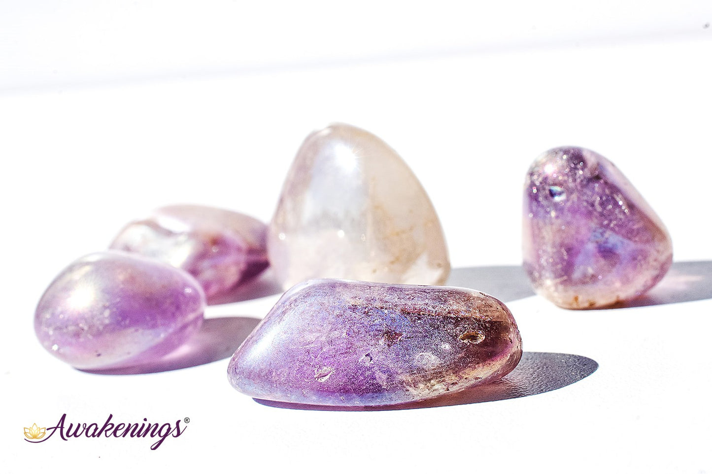 Aura Amethyst- Tumbled