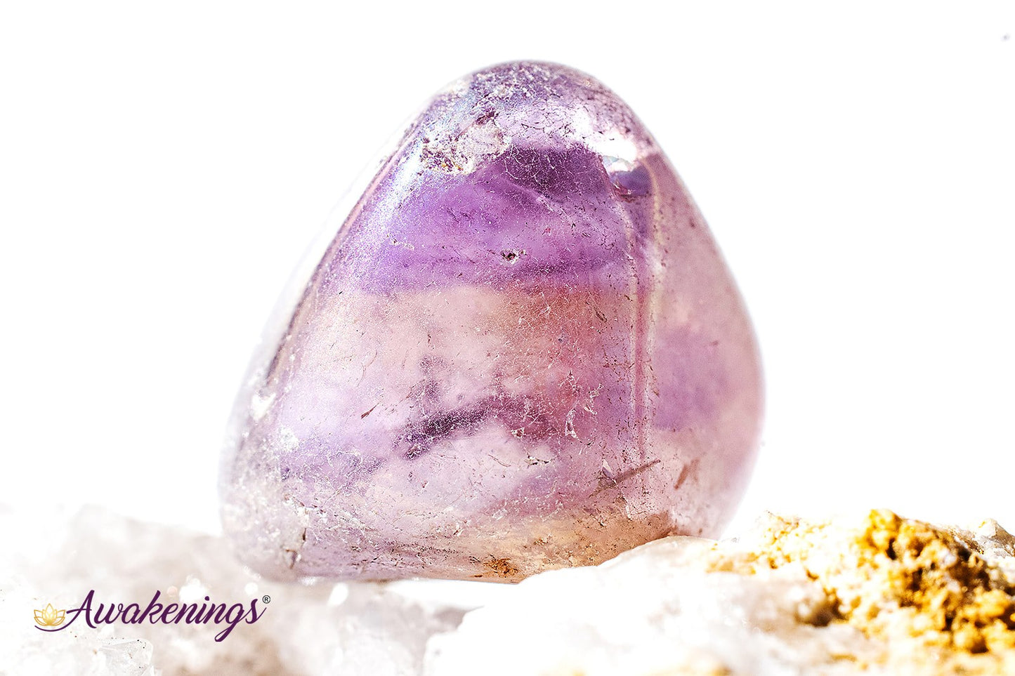 Aura Amethyst- Tumbled