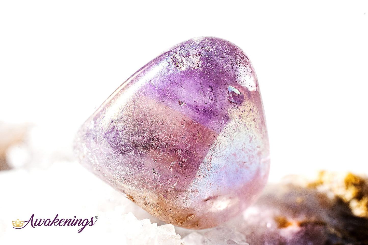Aura Amethyst- Tumbled