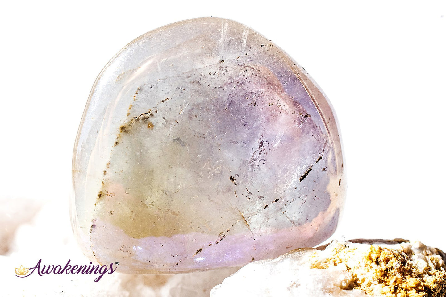 Aura Amethyst- Tumbled
