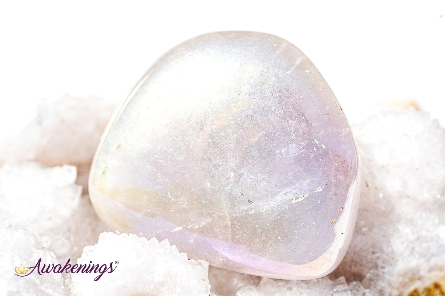 Aura Amethyst- Tumbled
