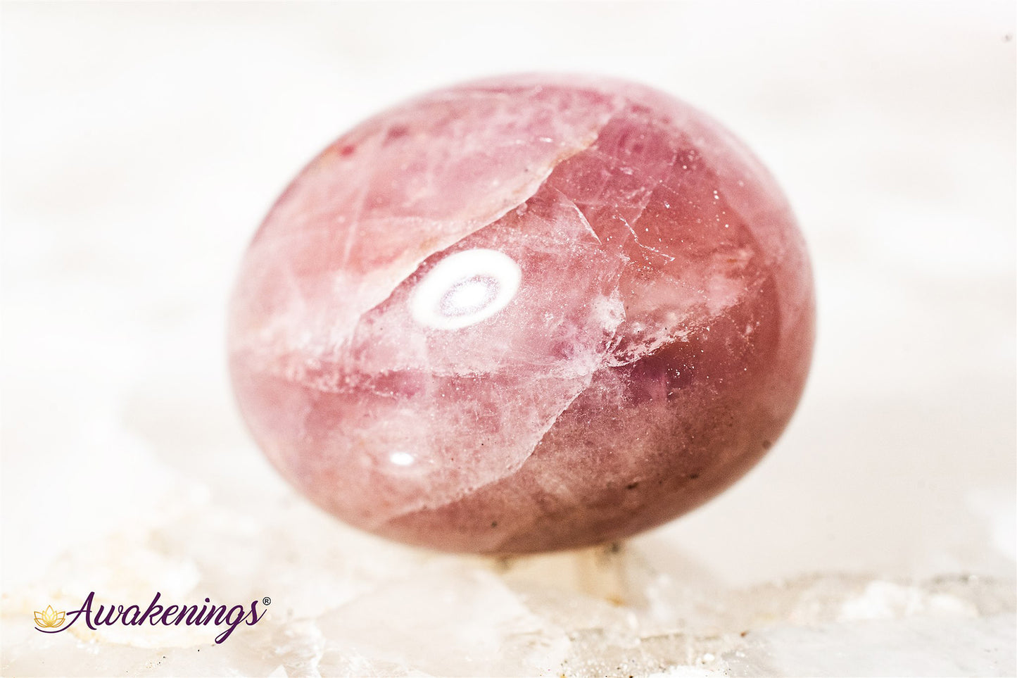 Purple Rose Quartz -  Tumbled