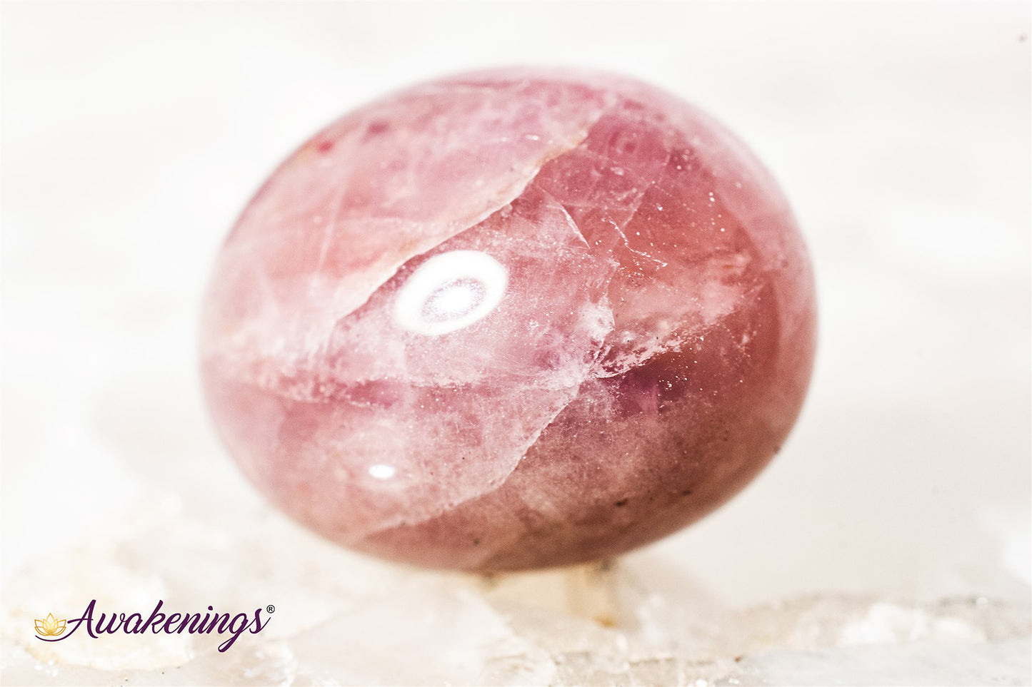 Purple Rose Quartz -  Tumbled