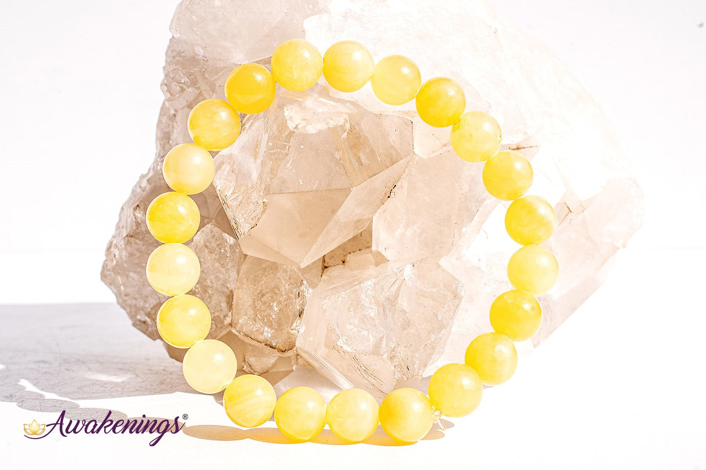 Yellow Calcite Bracelet - 10mm