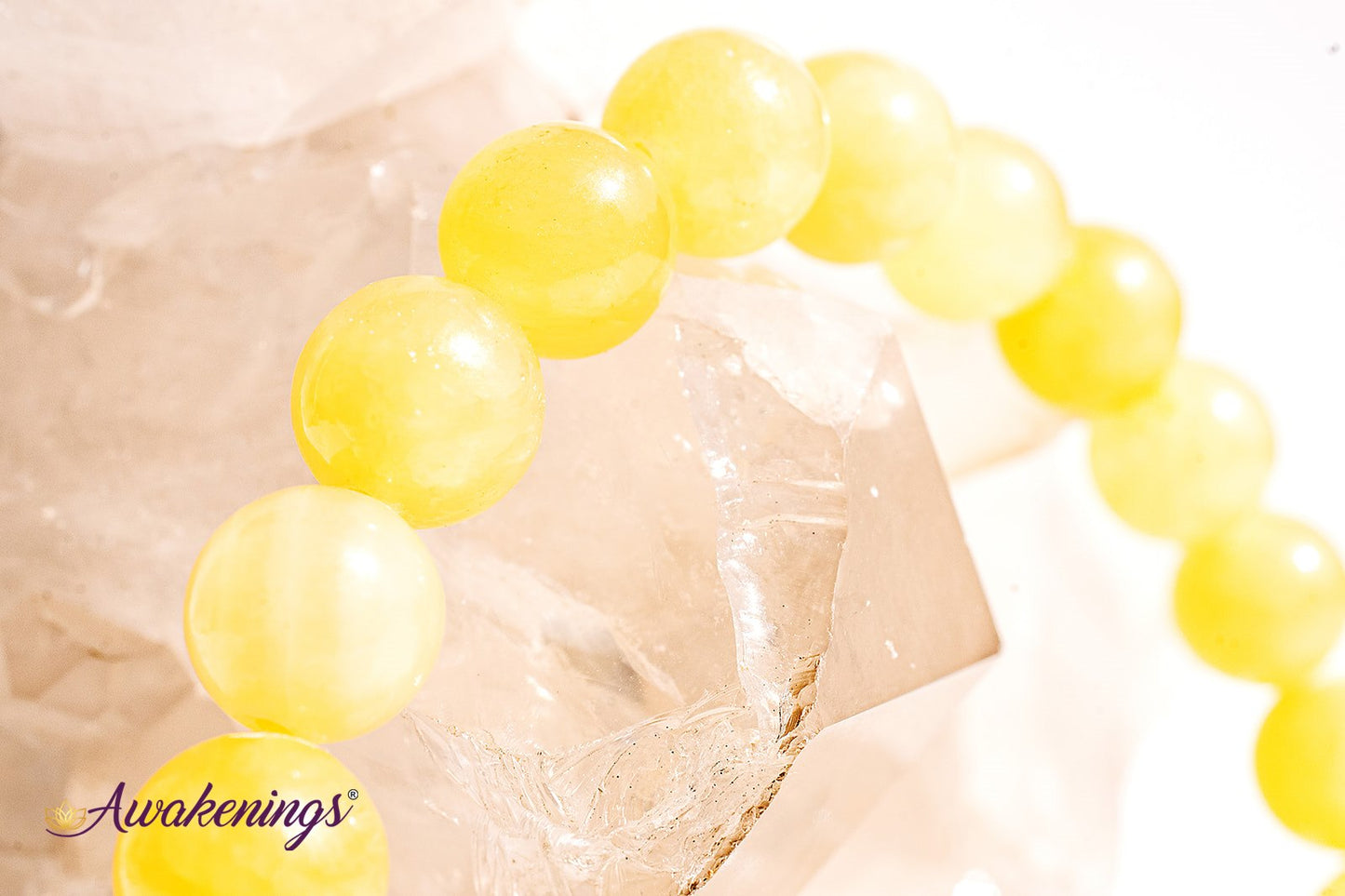 Yellow Calcite Bracelet - 10mm