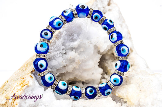 Dark Blue Evil Eye Bracelet