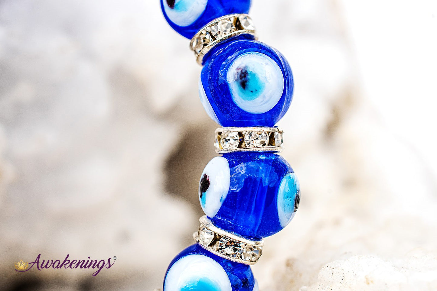 Dark Blue Evil Eye Bracelet