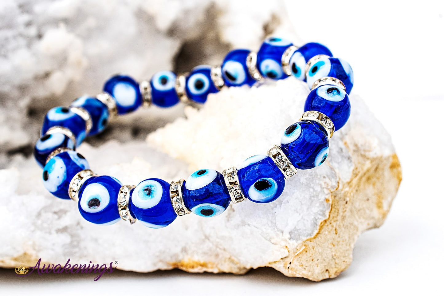 Dark Blue Evil Eye Bracelet