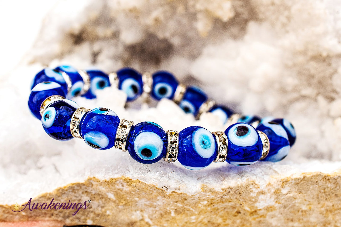 Dark Blue Evil Eye Bracelet