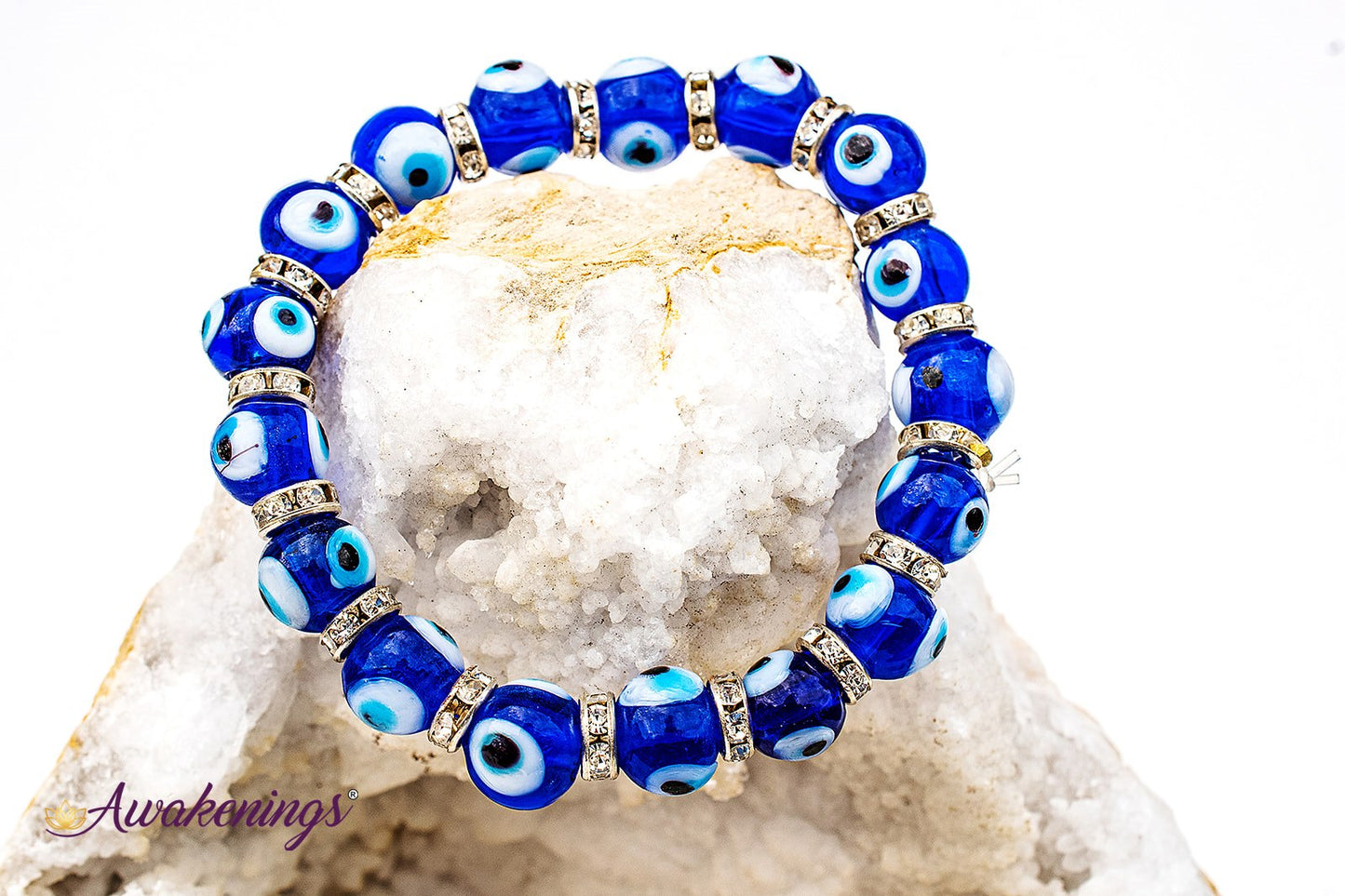Dark Blue Evil Eye Bracelet