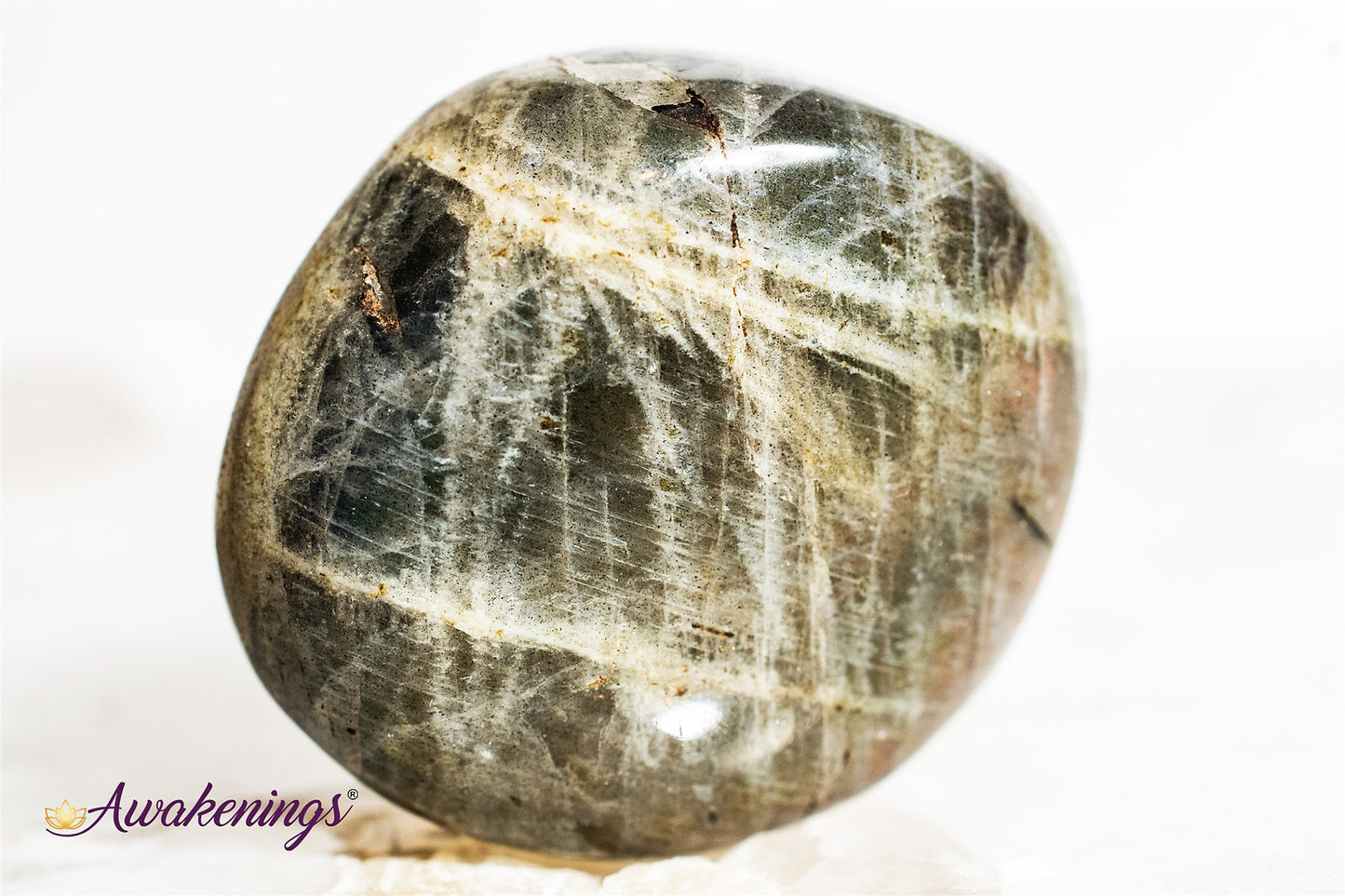 Purple Labradorite Palm/Pillow Stone-Small ( 2")