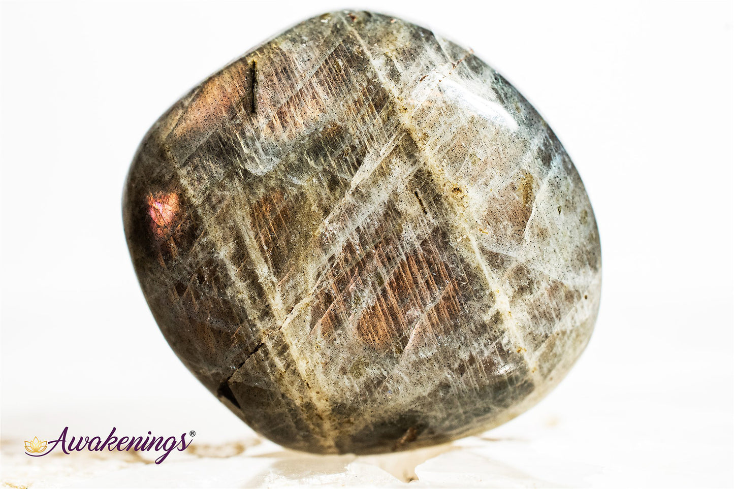 Purple Labradorite Palm/Pillow Stone-Small ( 2")