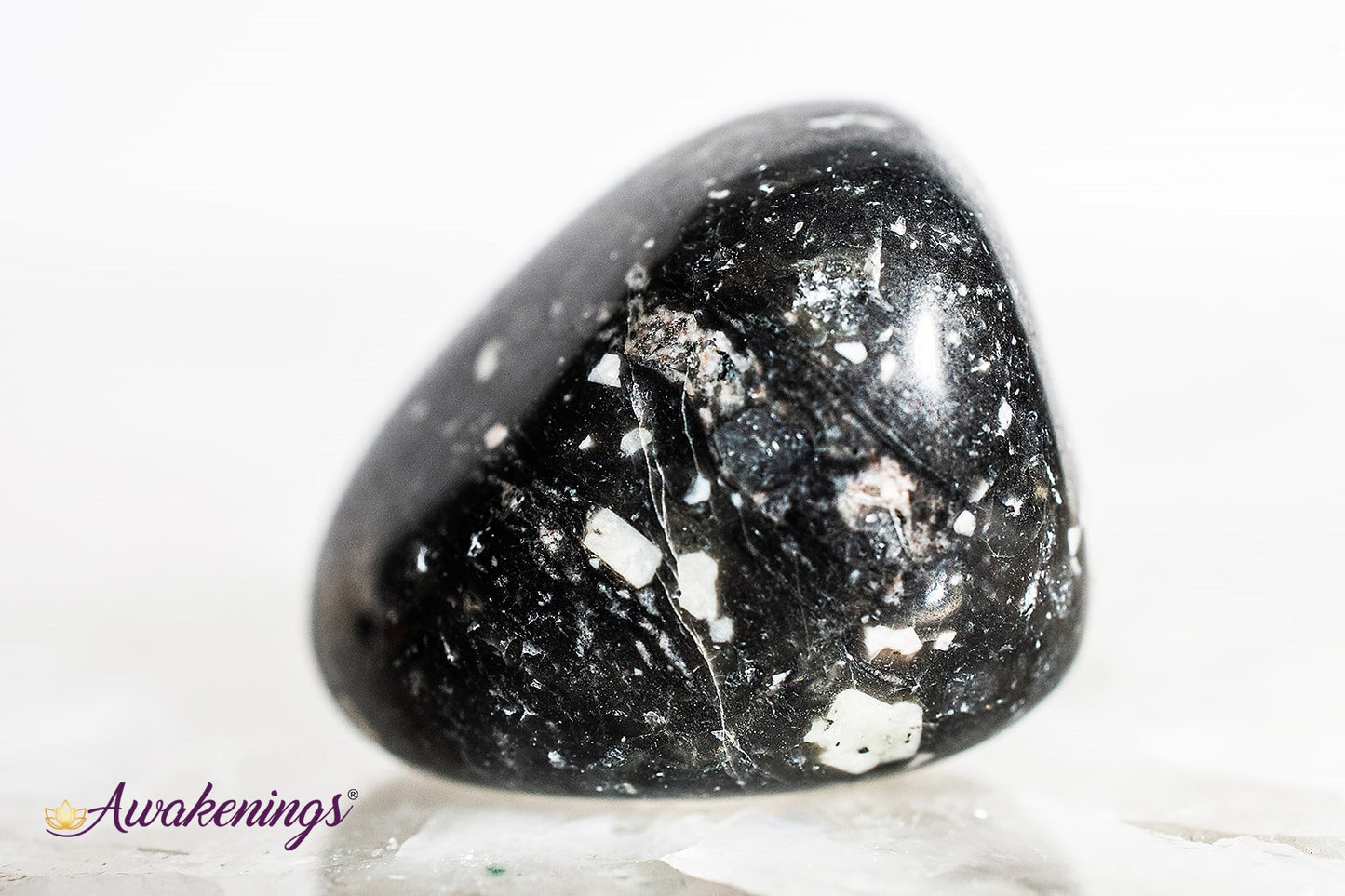 Black Flint/Chert- Tumbled