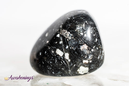 Black Flint/Chert- Tumbled