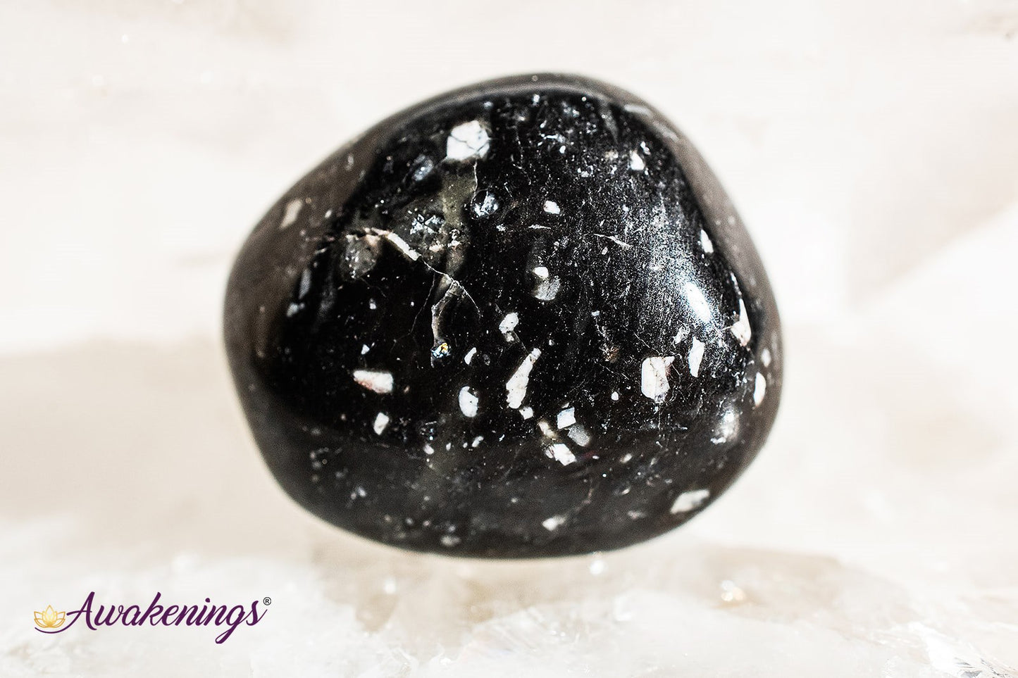 Black Flint/Chert- Tumbled