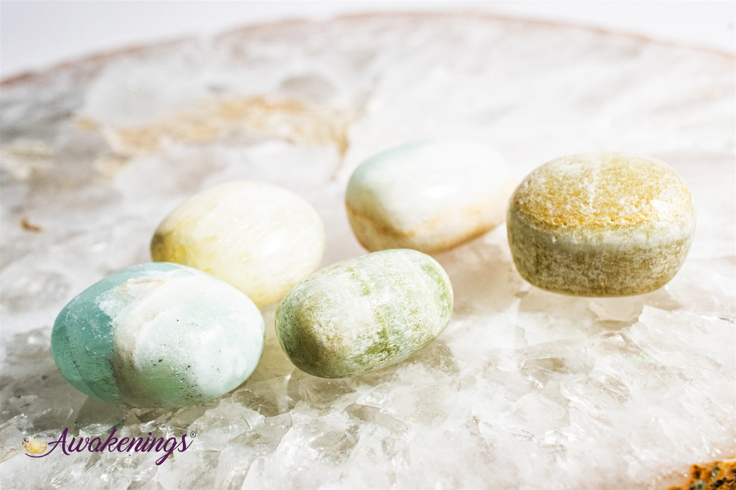 Green Calcite - Tumbled