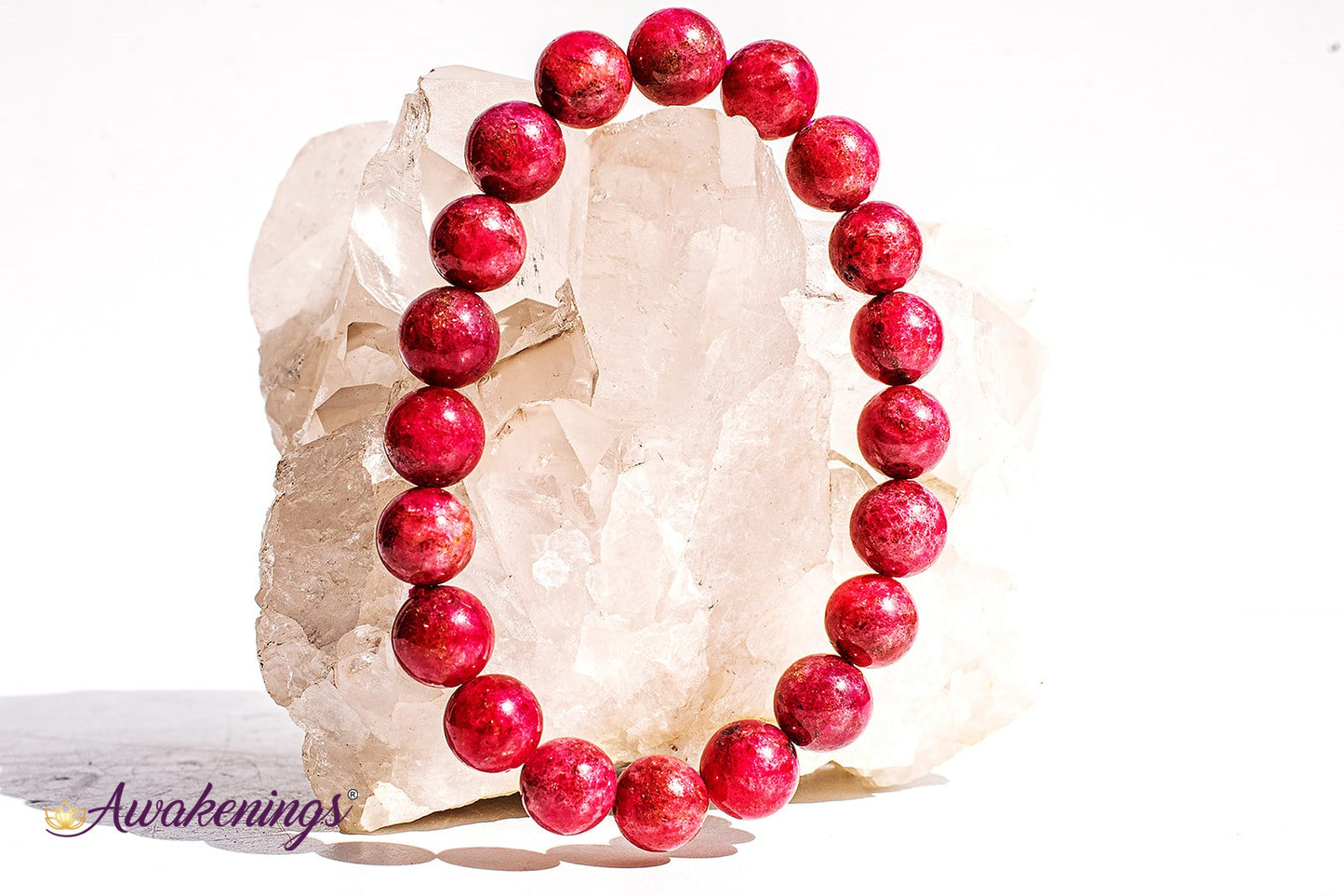 AAA Grade Rhodonite Bracelet - 10-12mm