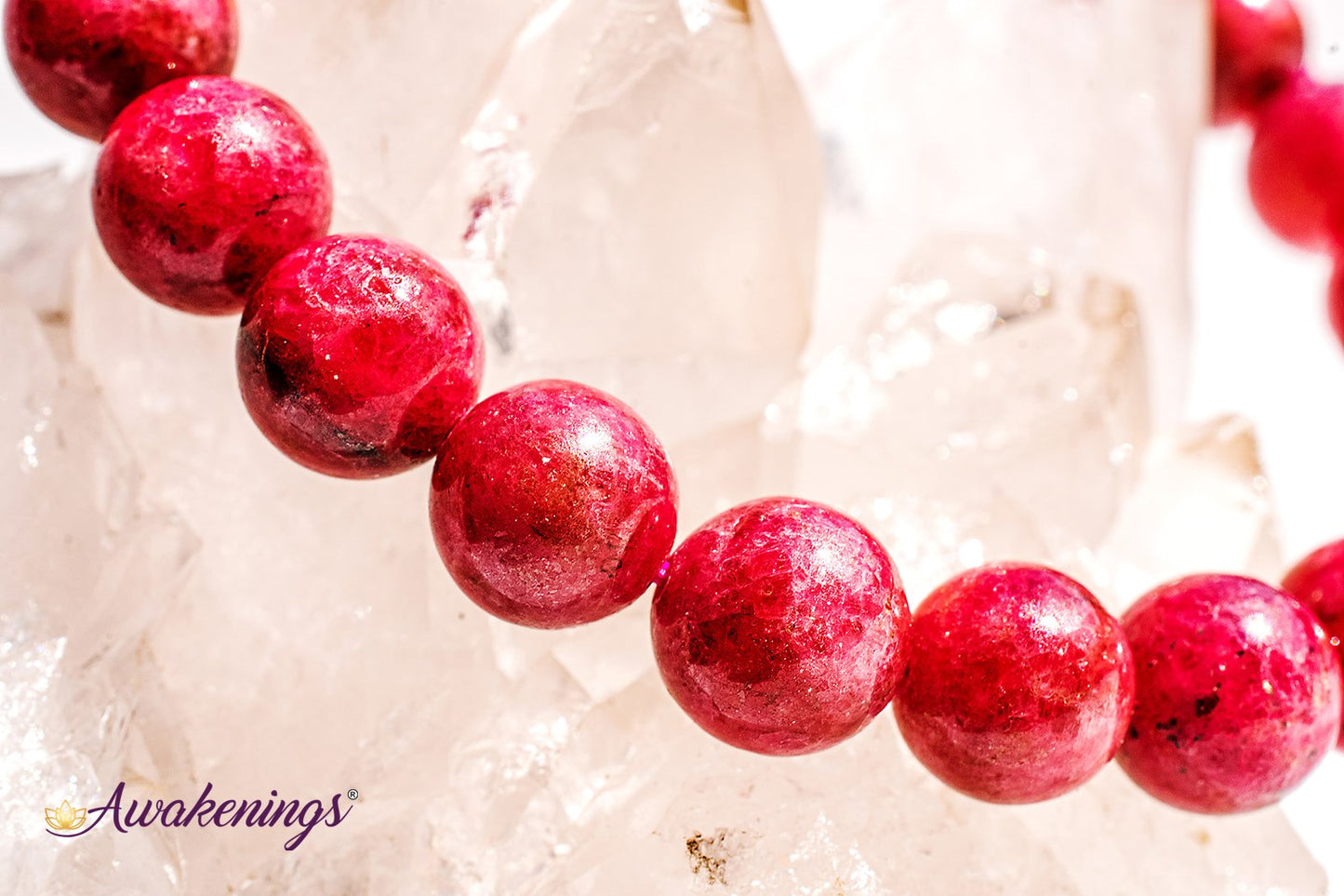 AAA Grade Rhodonite Bracelet - 10-12mm