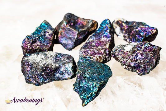Peacock Ore/Chalcopyrite Small-Rough Raw Natural