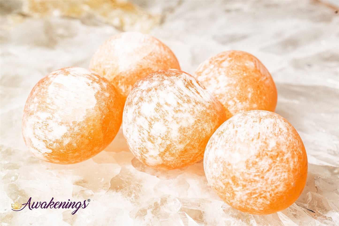 Orange Selenite - Tumbled