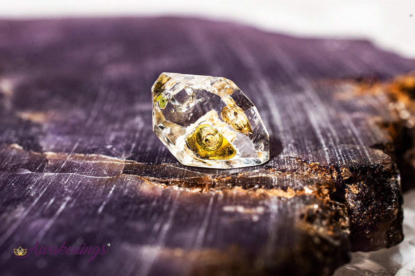 Petroleum Oil in Quartz - Rough Raw Natural