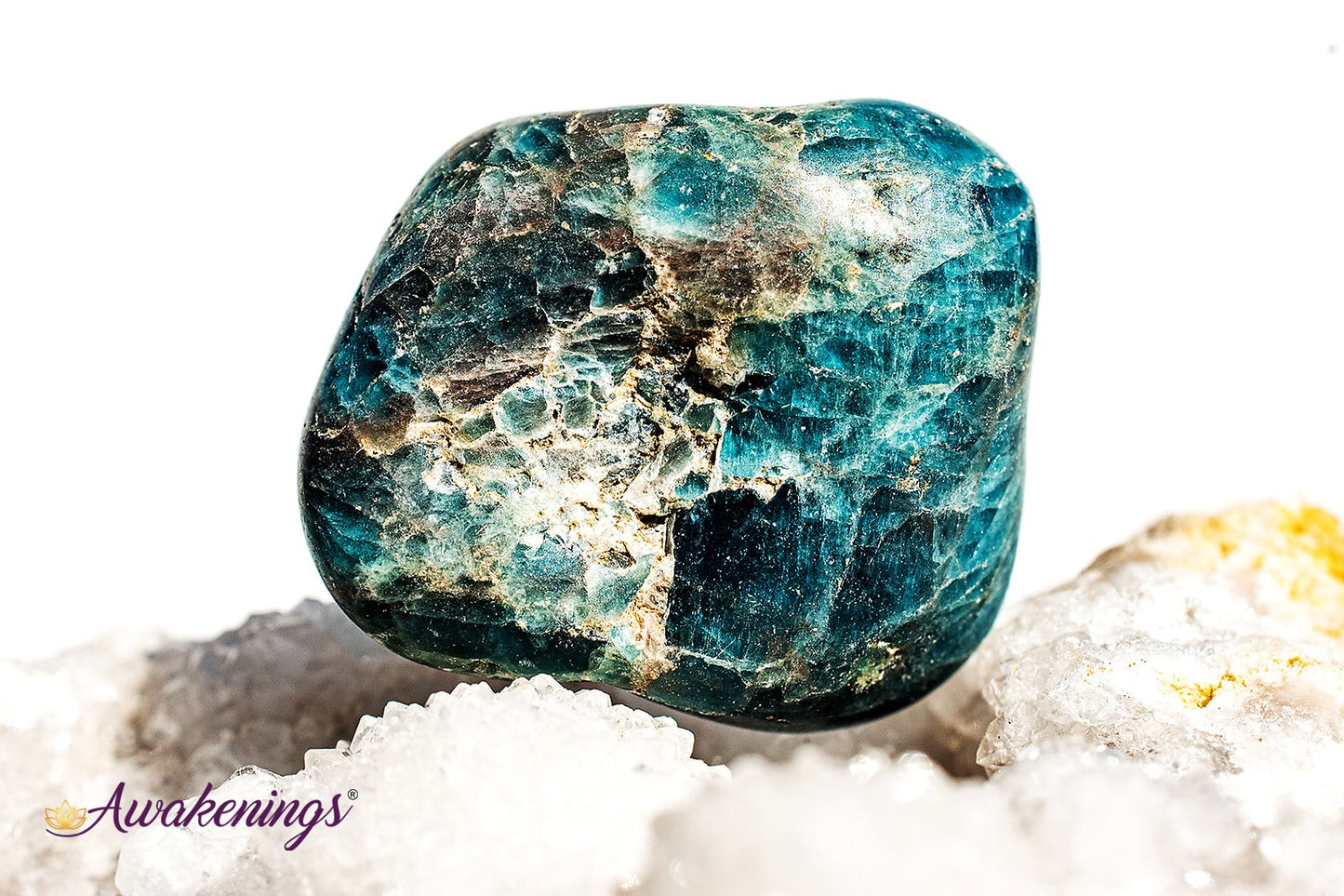 Blue Apatite - Tumbled
