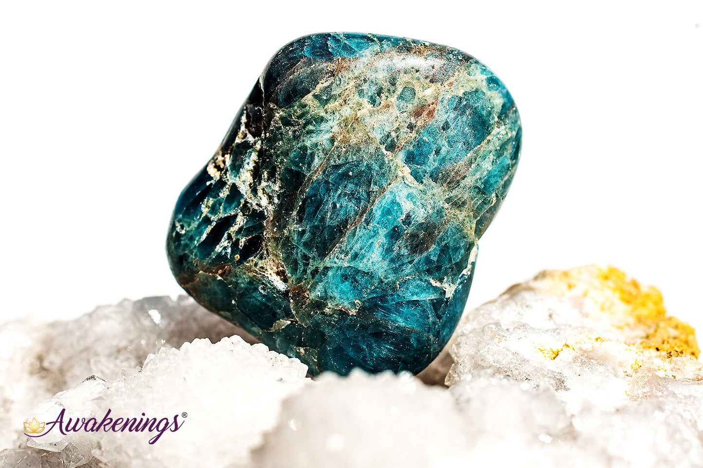 Blue Apatite - Tumbled