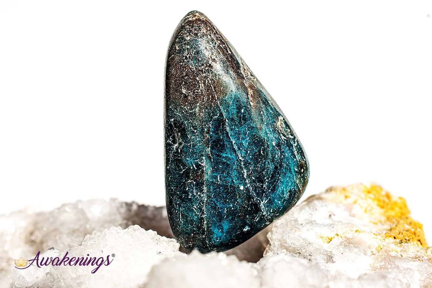 Blue Apatite - Tumbled