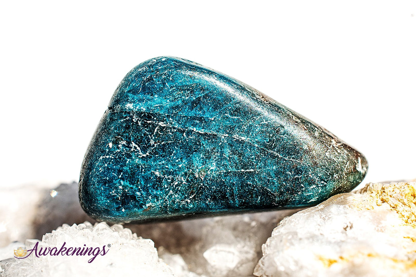 Blue Apatite - Tumbled